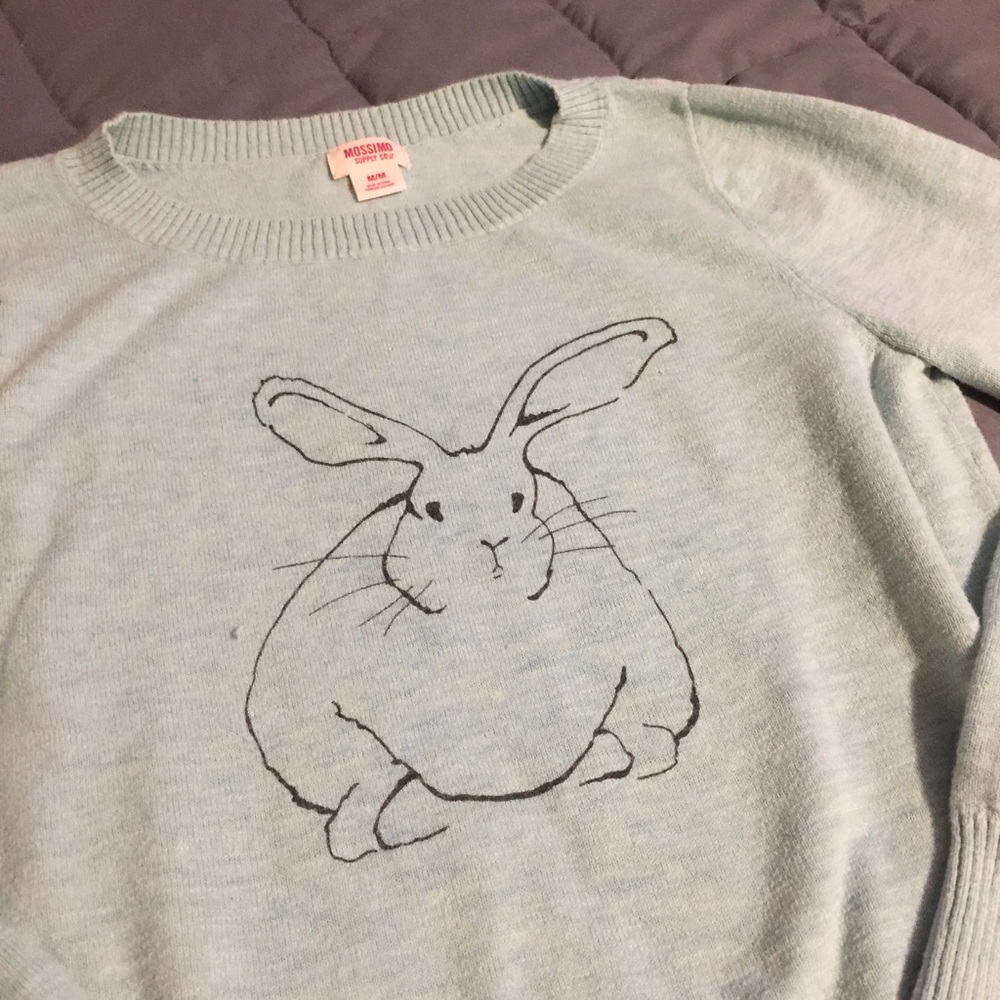 Mossimo bunny rabbit sweater